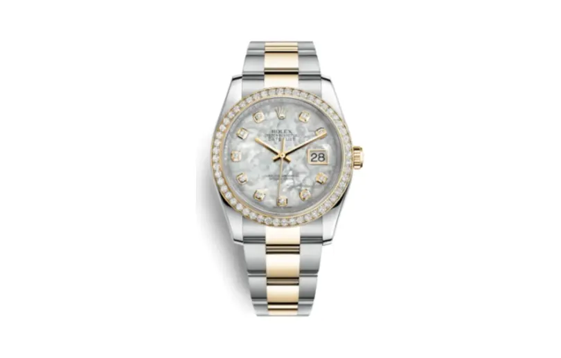 Rolex Datejust 36 Rolesor Yellow Diamond / Oyster / MOP