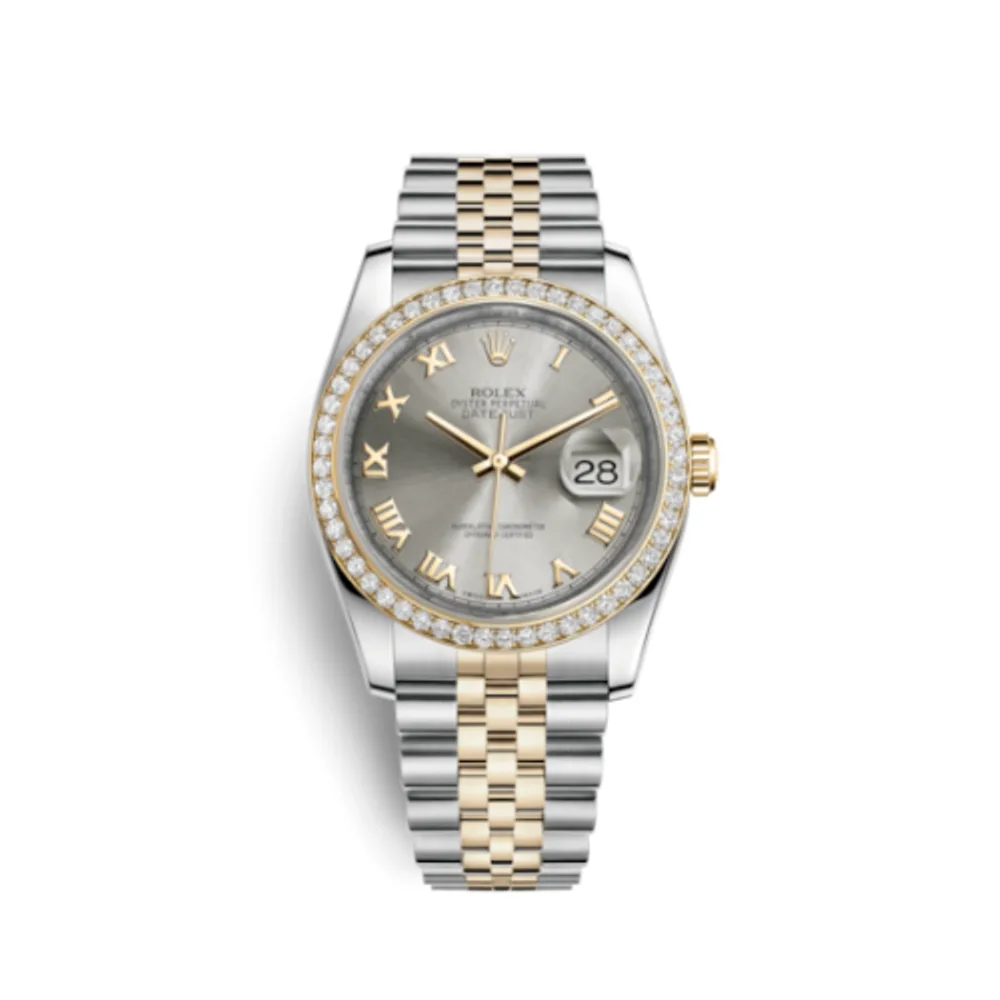 Rolex Datejust 36 Rolesor Yellow Diamond / Jubilee / Steel Roman