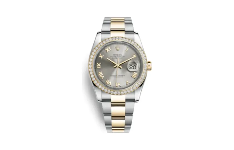 Rolex Datejust 36 Rolesor Yellow Diamond / Oyster / Steel Roman