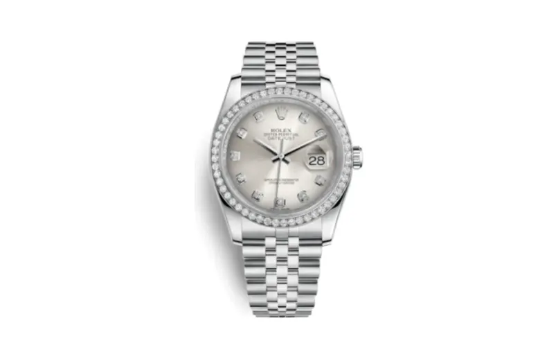 Rolex Datejust 36 Stainless Steel Diamond / Jubilee / Silver Diamonds