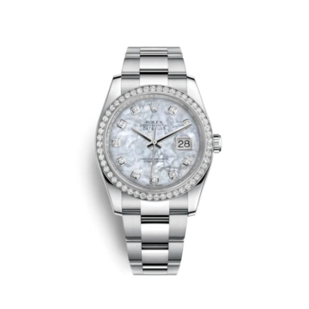 Rolex Datejust 36 Stainless Steel Diamond / Oyster / MOP