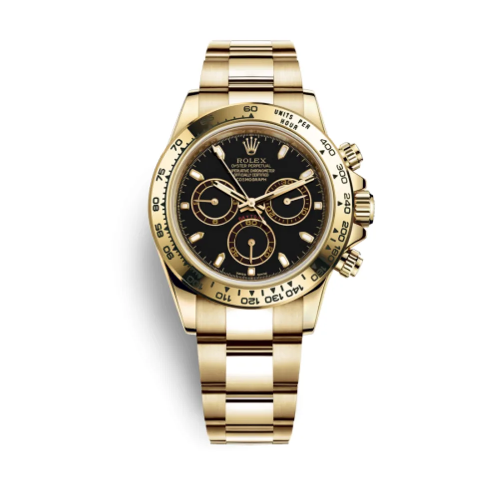 Rolex Cosmograph Daytona Yellow Gold / Black