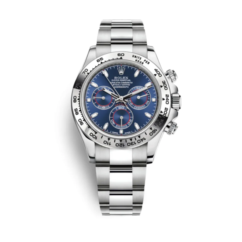 Rolex Cosmograph Daytona White Gold / Blue