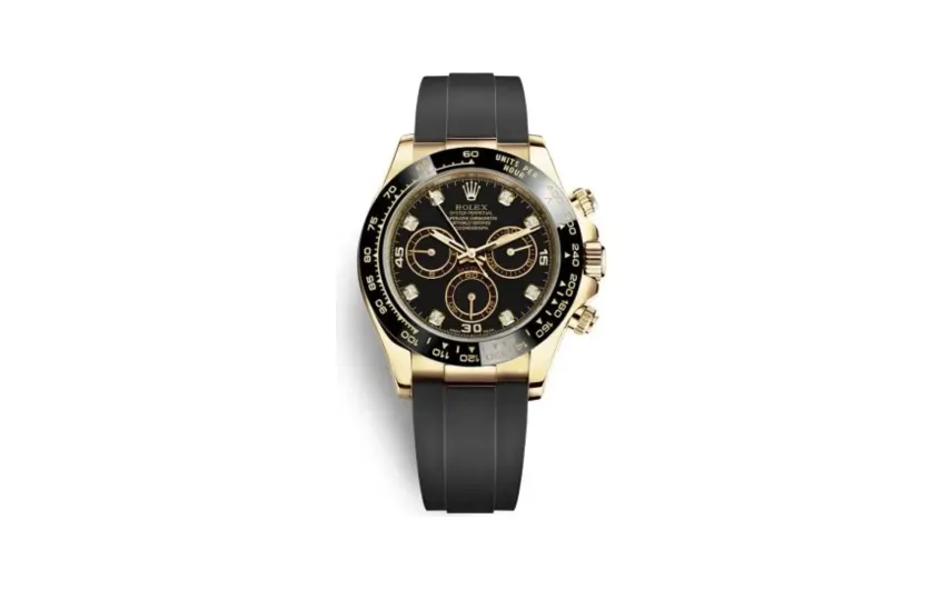 Rolex Cosmograph Daytona Yellow Gold / Cerachrom / Black-Diamond / Oysterflex