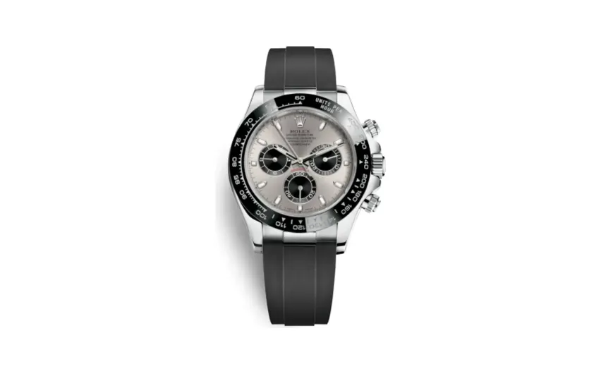 Rolex Cosmograph Daytona White Gold / Cerachrom / Silver / Oysterflex