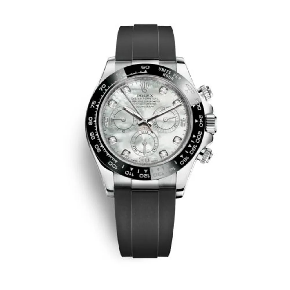 Rolex Cosmograph Daytona White Gold / Cerachrom / MOP Diamond / Oysterflex