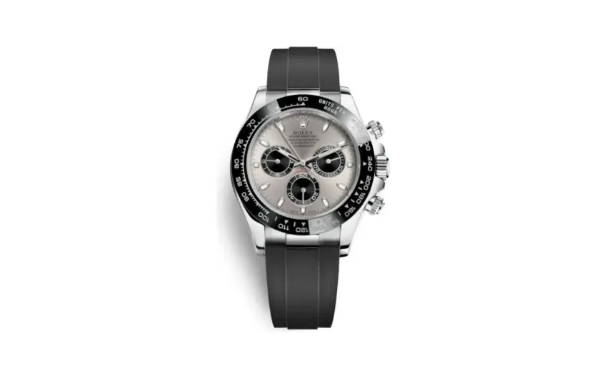 Rolex Cosmograph Daytona White Gold / Cerachrom / Silver / Oysterflex