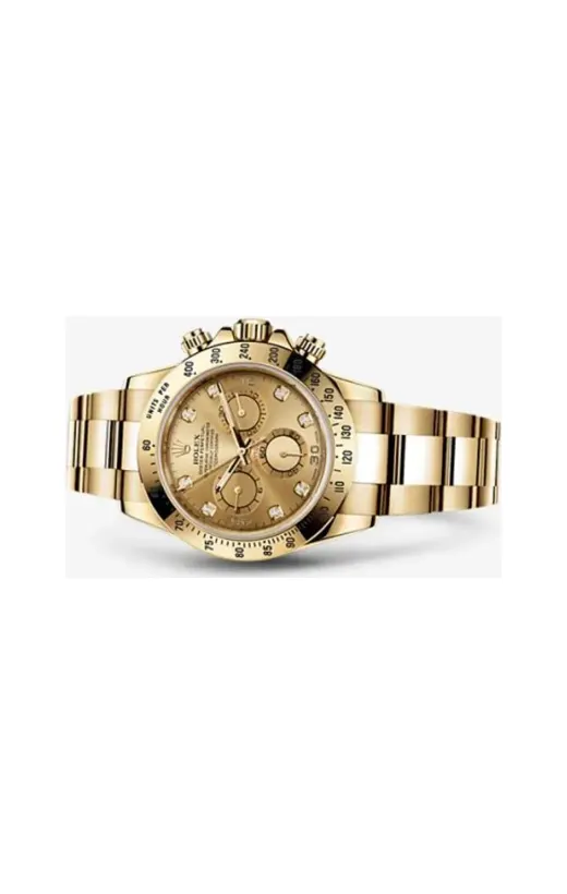 Rolex Daytona Yellow Gold Champagne Diamond