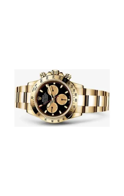 Rolex Daytona Yellow Gold Black Champagne