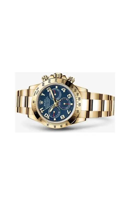 Rolex Cosmograph Daytona Yellow Gold / Blue Racing