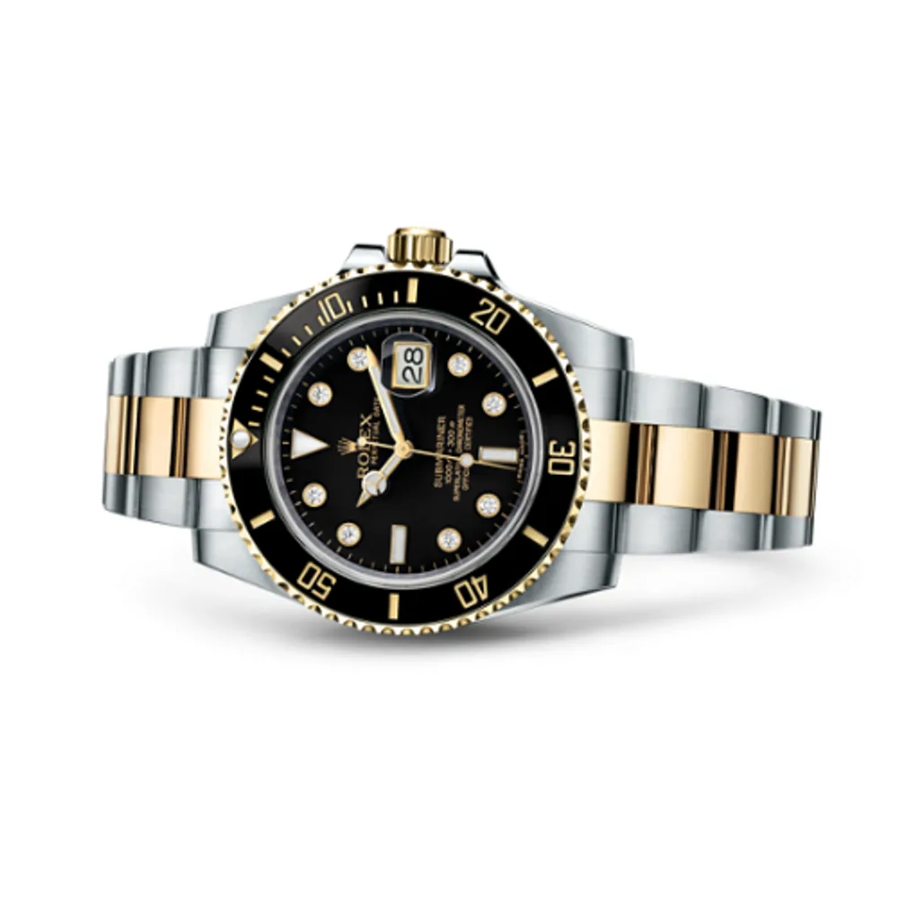Rolex Submariner Date Rolesor / Black-Diamond
