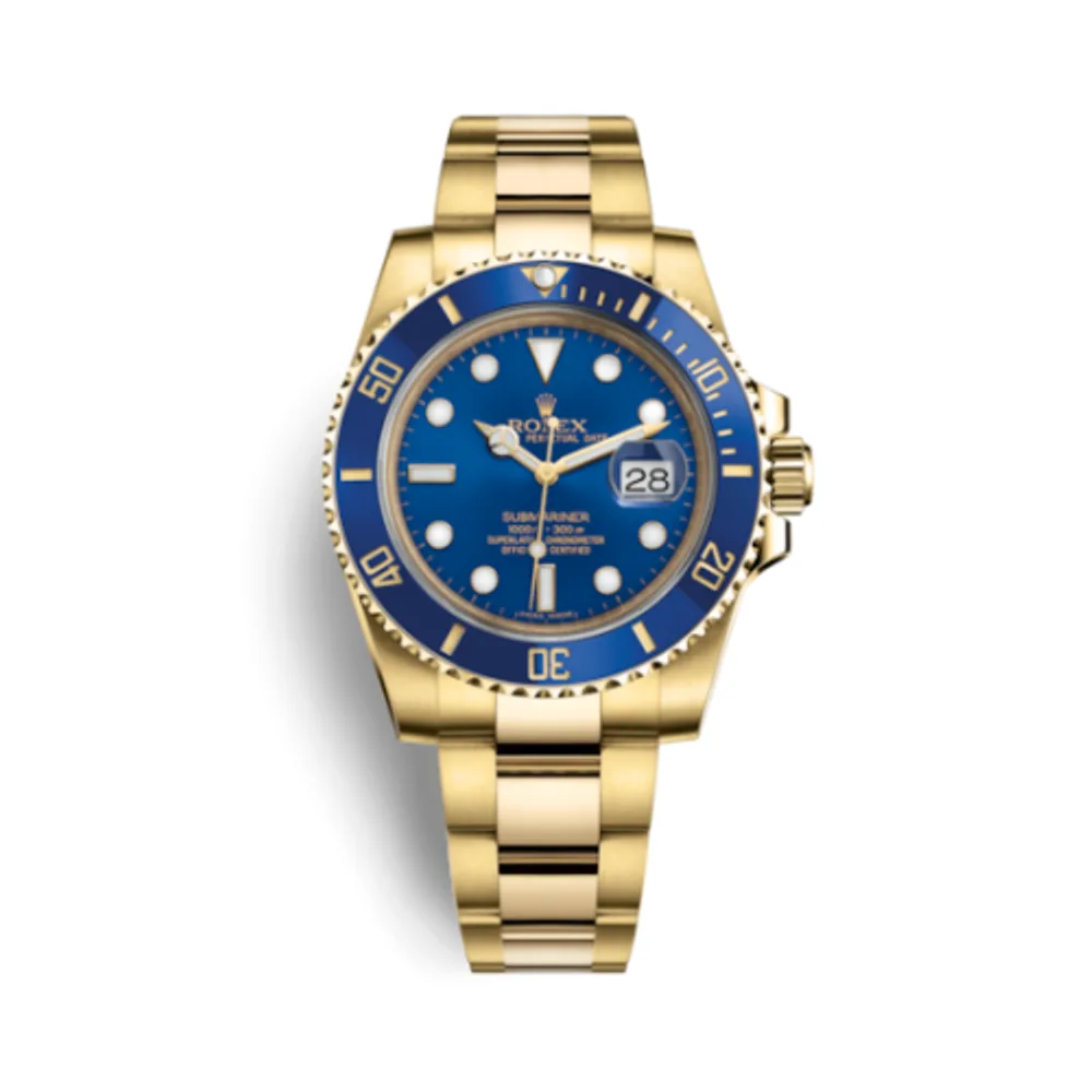 Rolex Submariner Date Yellow Gold / Blue