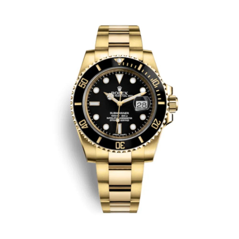 Rolex Submariner Date Yellow Gold / Black