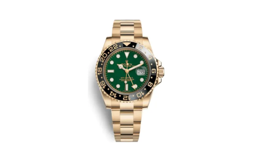 Rolex GMT-Master II Yellow Gold / LN / Green