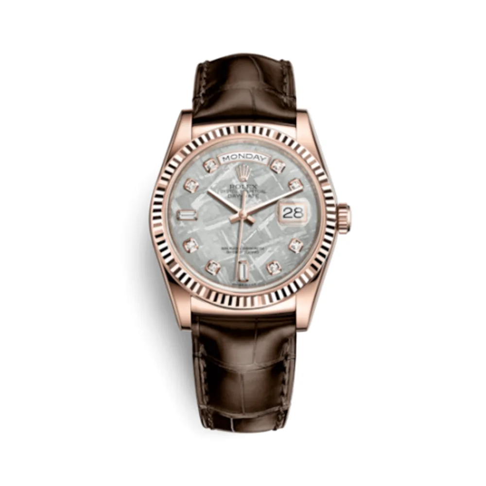 Rolex Day-Date 36 Everose / Strap / Meteorite