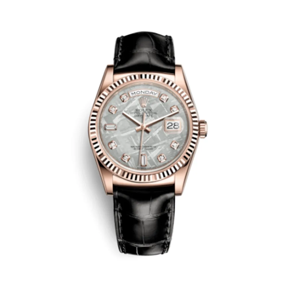 Rolex Day-Date 36 Everose / Strap / Meteorite