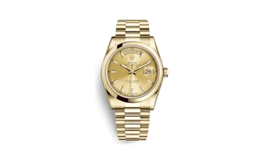 Rolex Day-Date 36 Yellow Gold Domed / President / Champagne