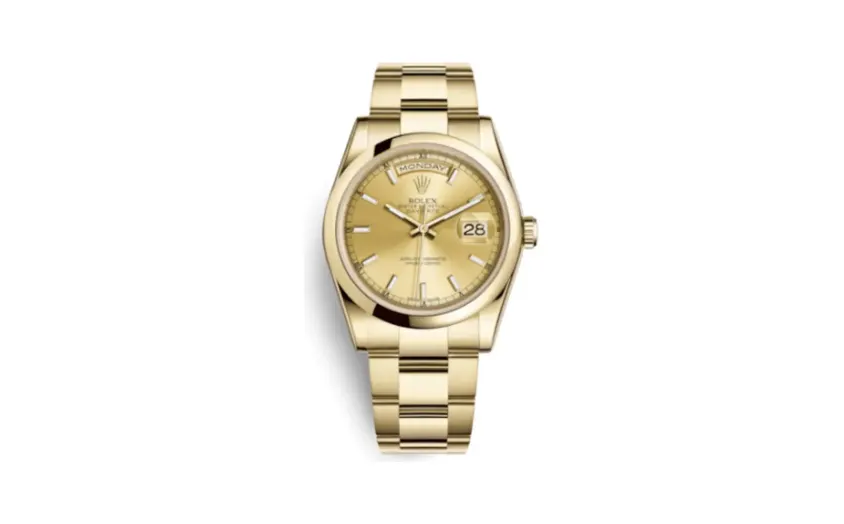 Rolex Day-Date 36 Yellow Gold Domed / Oyster / Champagne
