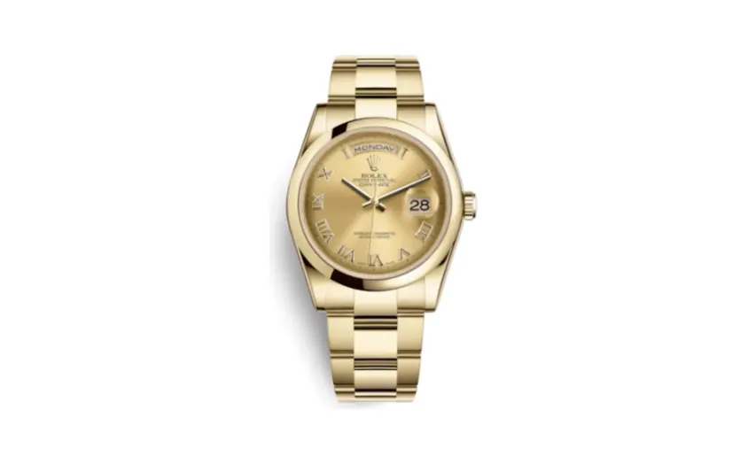 Rolex Day-Date 36 Yellow Gold Domed / Oyster / Champagne