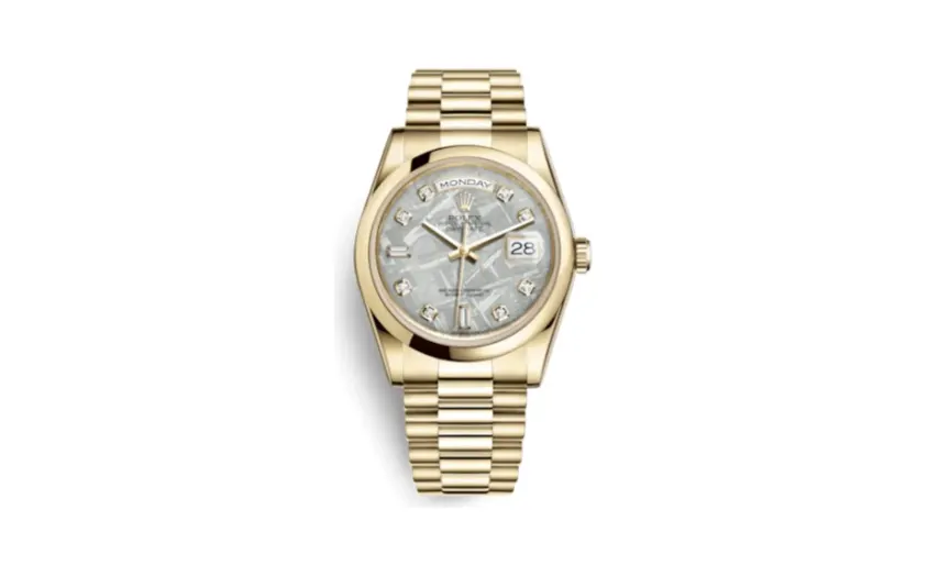 Rolex Day-Date 36 Yellow Gold Domed / President / Meteorite