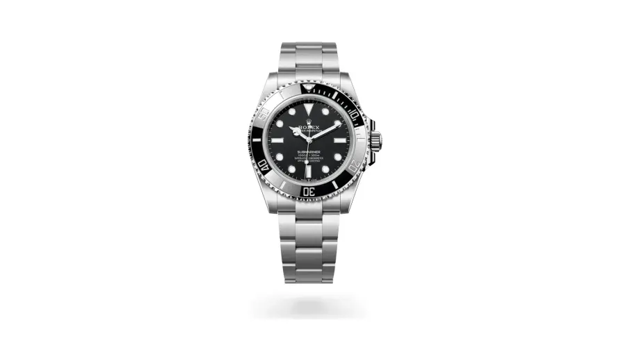 Rolex Oyster Perpetual Submariner, 41 mm, Oystersteel, Oystersteel, monobloc middle case, screw-down case back, Black dial
