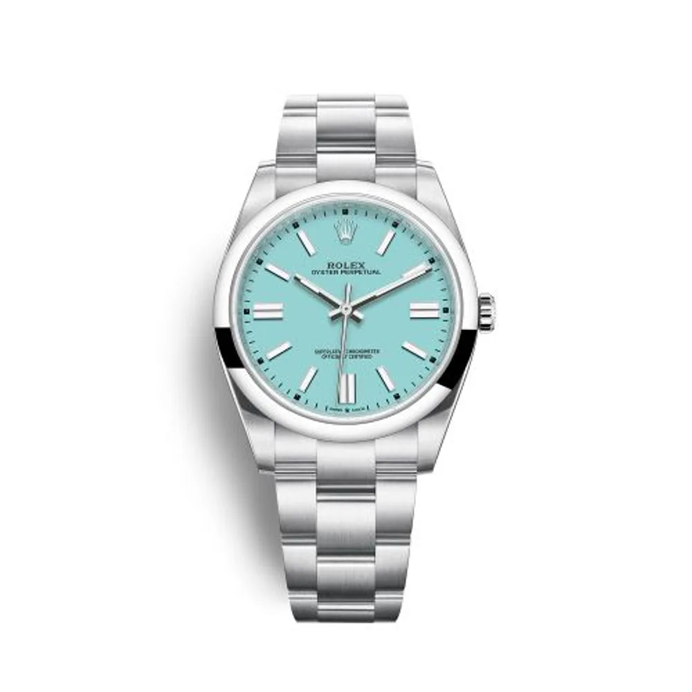 Rolex Oyster Perpetual 41 Stainless Steel / Turquoise