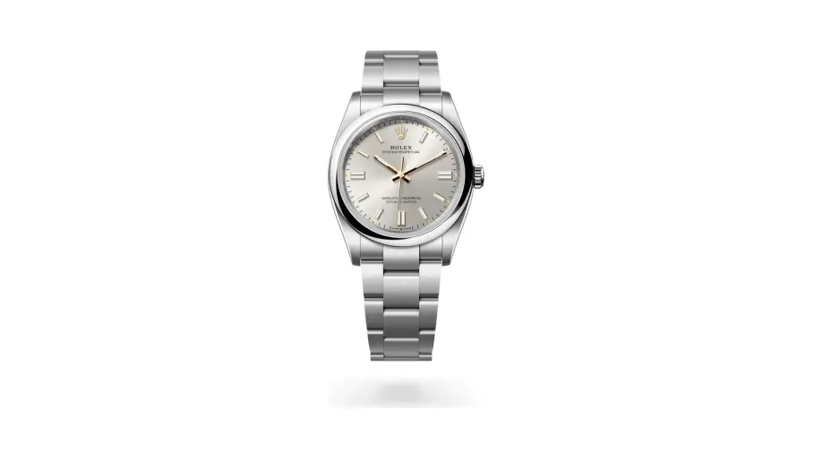 Rolex Oyster Perpetual 36, Oystersteel, Silver dial