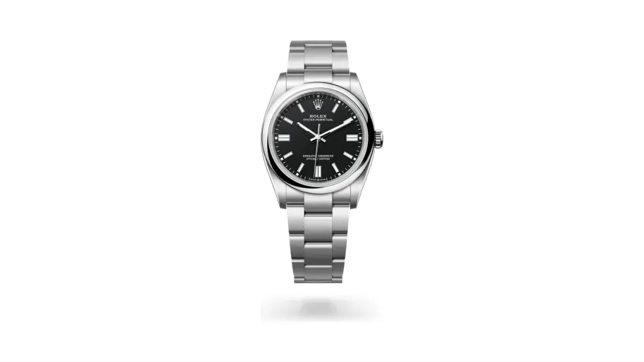 Rolex Oyster Perpetual 36, Oystersteel, Black dial