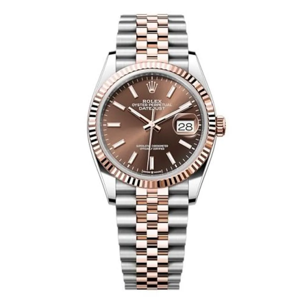 Rolex Datejust 36 Stainless Steel - Everose / Fluted / Chocolate / Jubilee