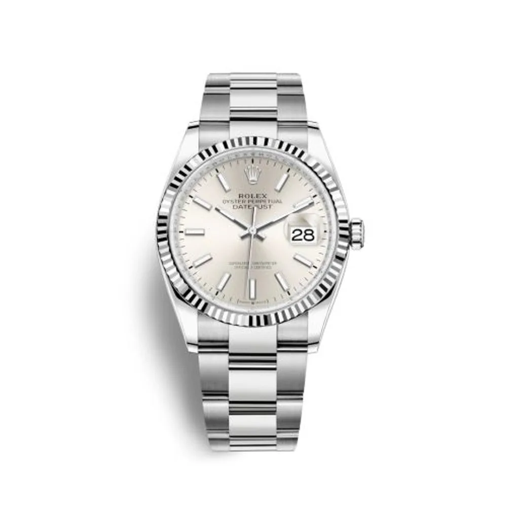 Rolex Datejust 36 Stainless Steel / Fluted / Silver / Oyster