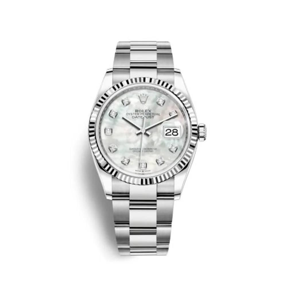Rolex Datejust 36 Stainless Steel / Fluted / MOP-Diamond / Oyster