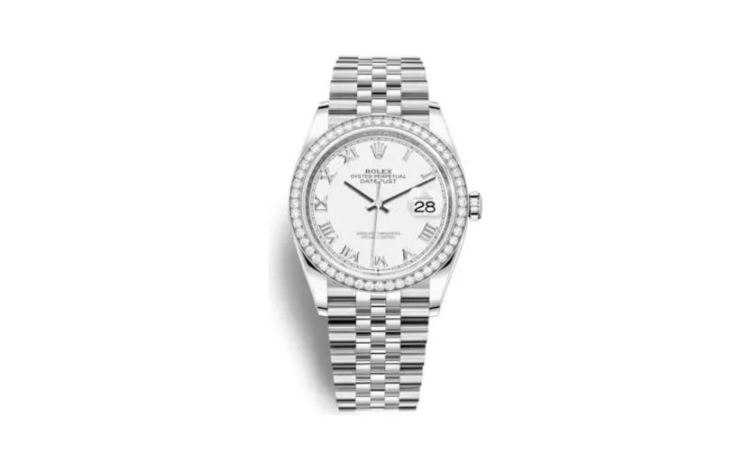 Rolex Datejust 36 Stainless Steel / Diamond / White Roman / Jubilee