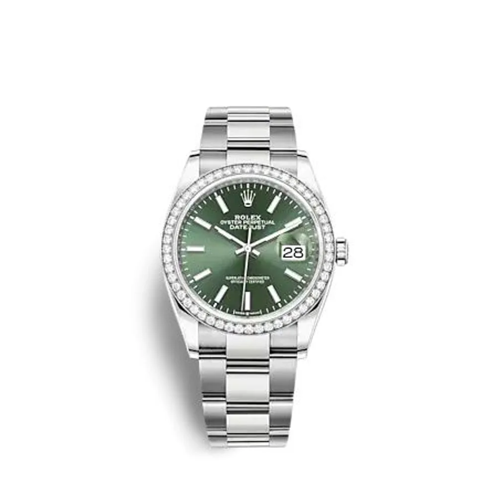 Rolex Datejust 36 Stainless Steel - Diamond / Green / Oyster
