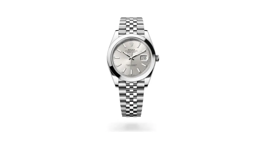 Rolex Datejust 41 Oyster, 41 mm, Oystersteel, Oystersteel, Silver dial