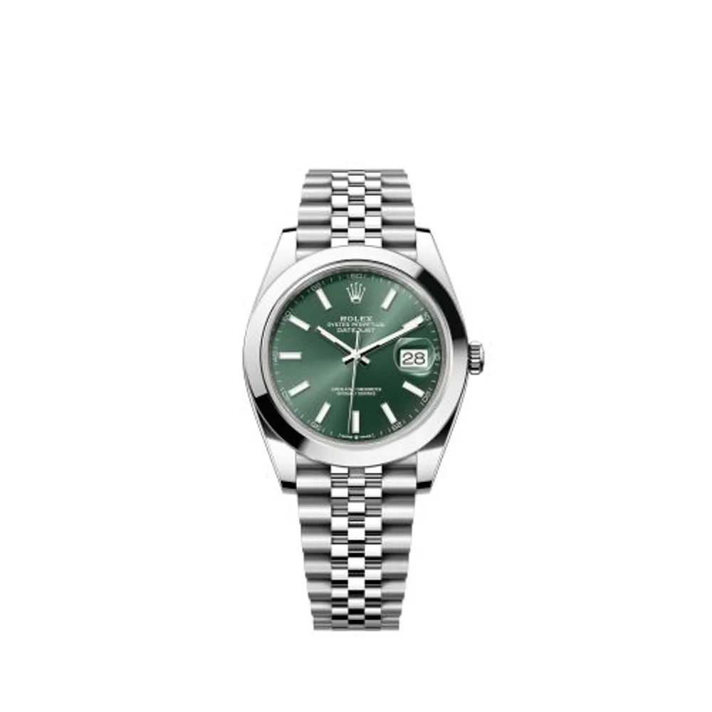 Rolex Datejust 41 Stainless Steel Smooth / Jubilee / Green