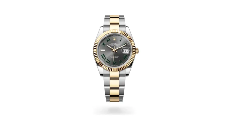 Rolex Datejust 41 Oyster, 41 mm, Oystersteel and yellow gold, Yellow Rolesor, Slate dial