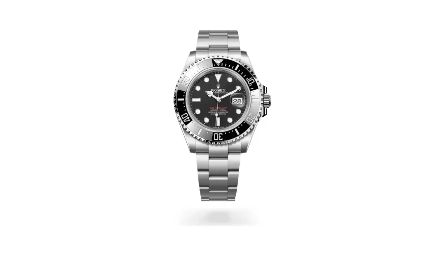 Rolex Sea-Dweller Oyster, 43 mm, Oystersteel, Oystersteel, Intense black dial