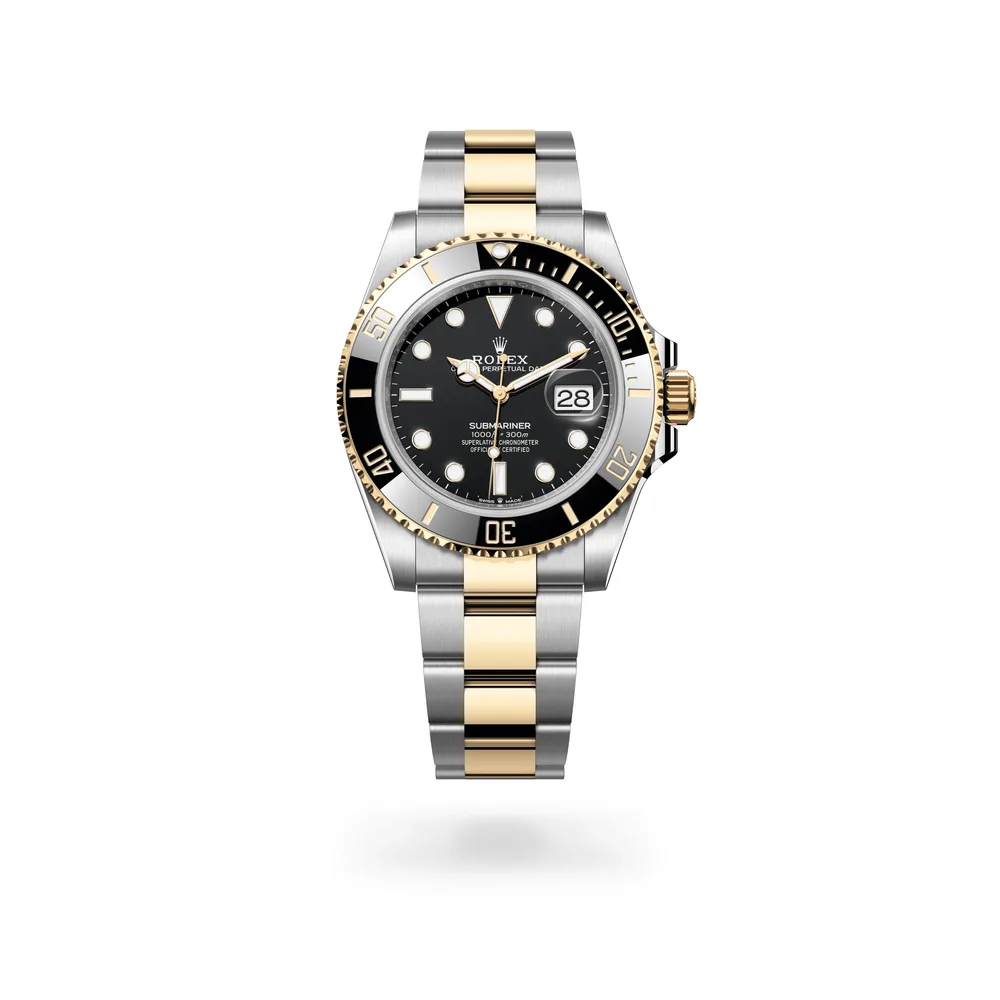 Rolex Oyster Perpetual Submariner Date, 41 mm, Oystersteel and yellow gold, Yellow Rolesor (combination of Oystersteel and yellow gold), Black dial
