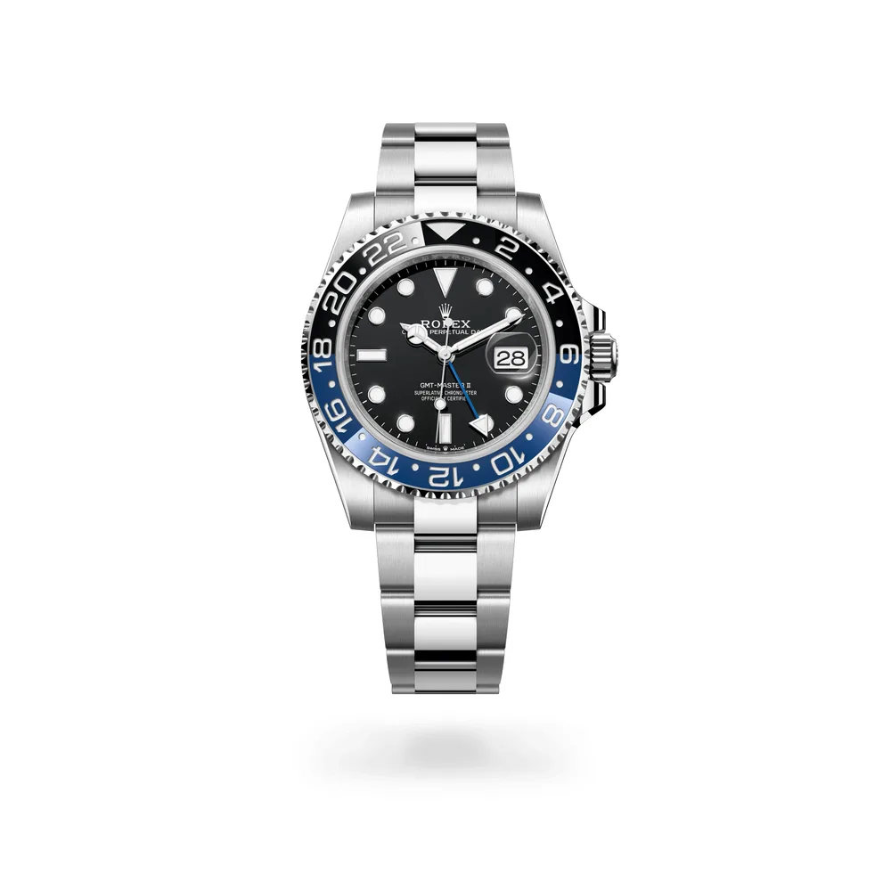 Rolex Oyster Perpetual GMT-Master II, 40 mm, Oystersteel, Oystersteel, Black dial
