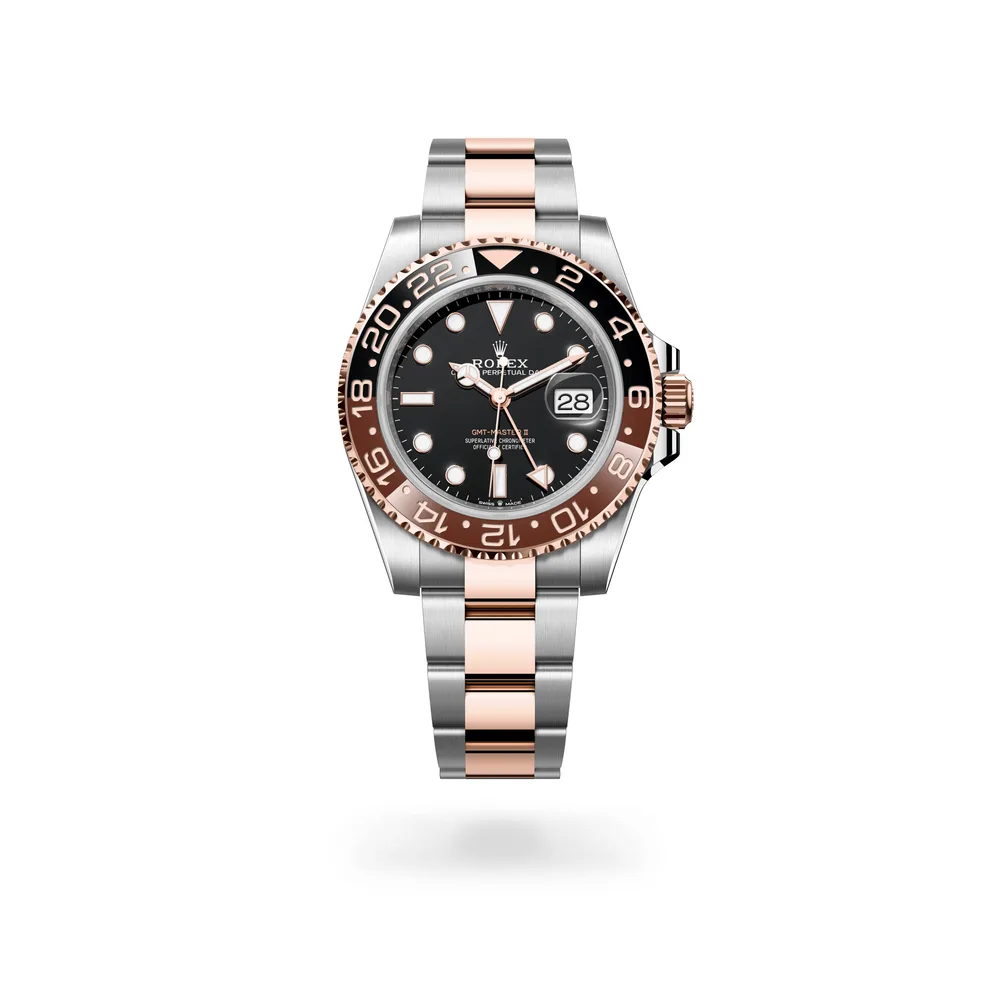 Rolex Oyster Perpetual GMT-Master II, 40 mm, Oystersteel and Everose gold, Everose Rolesor, Black dial
