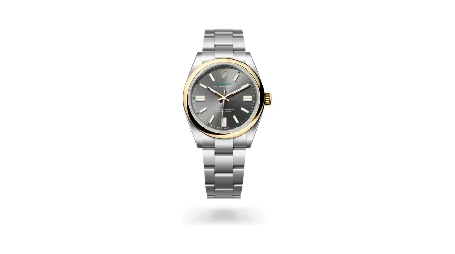 Rolex Oyster Perpetual 41, Yellow Rolesor, Slate dial