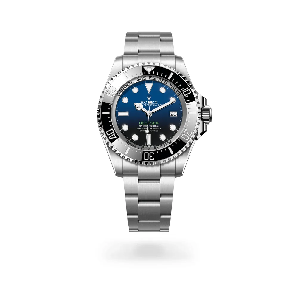 Rolex Oyster Perpetual Rolex Deepsea, 44 mm, Oystersteel, Oystersteel, D-blue gradient dial