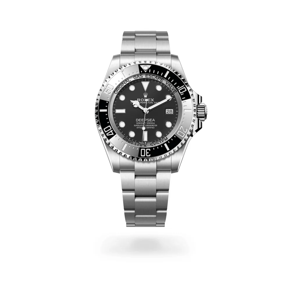 Rolex Oyster Perpetual Rolex Deepsea, 44 mm, Oystersteel, Oystersteel, Intense black dial