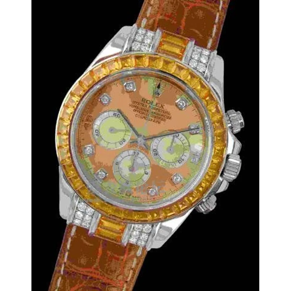 Rolex Daytona White Gold Sapphire Strap