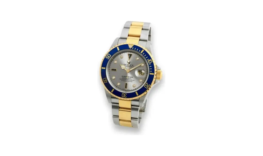 Rolex Submariner Date Serti Silver