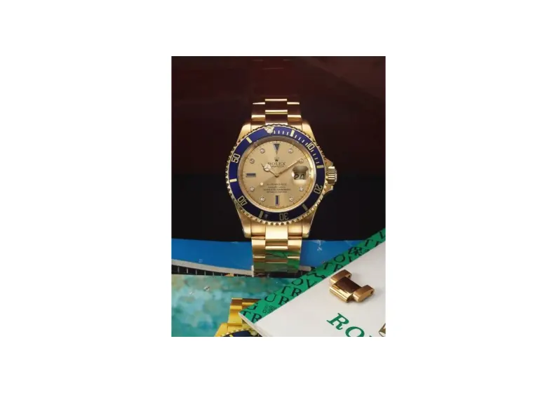 Rolex Submariner Gold Serti