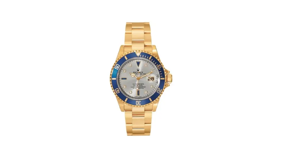 Rolex Submariner Silver Serti