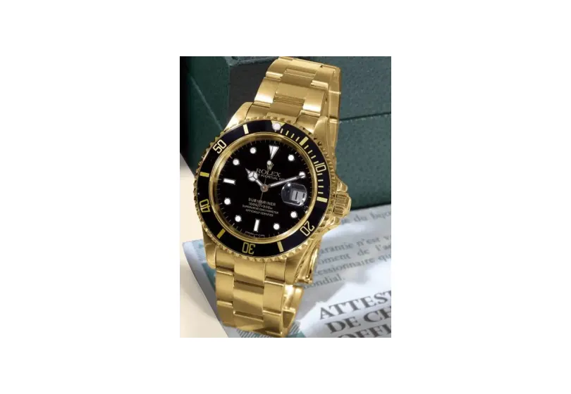 Rolex Submariner 16618 Black Tritium