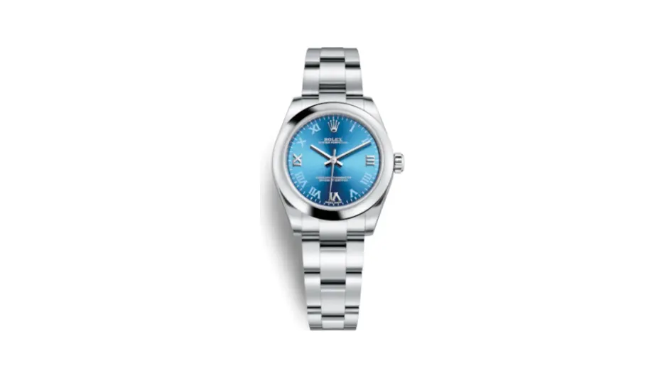 Rolex Oyster Perpetual 31 Blue Azzurro Roman