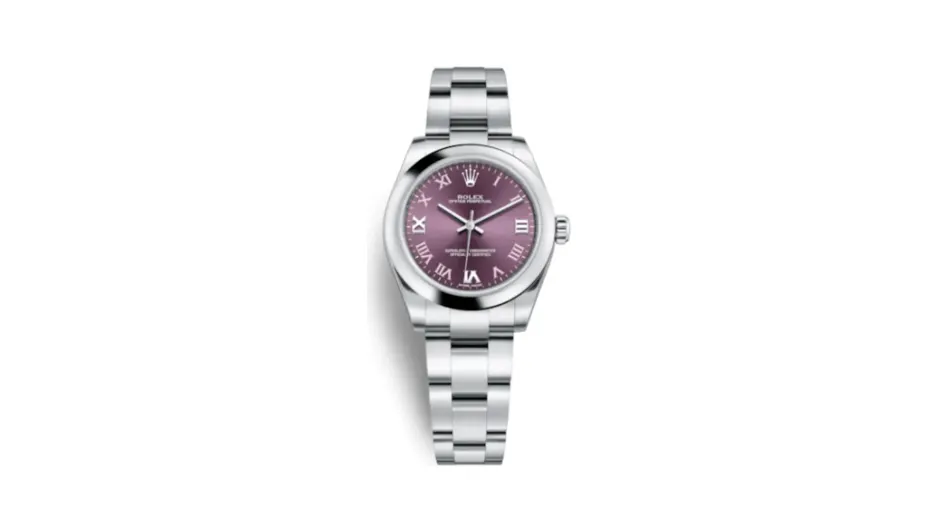 Rolex Oyster Perpetual 31 Red Grape Roman